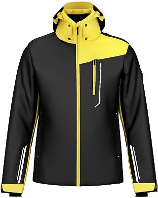 Превью  Куртка горнолыжная HEAD Supershape M Black/Luminous Yellow
